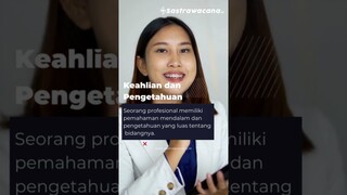 PROFESIONAL:  PENGERTIAN, KARAKTERISTIK, DAN MANFAATNYA DALAM DUNIA KERJA