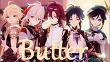 【 原神 / Genshin Impact MMD 】 Butter 【 5WIRL ( Heizou , Kazuha , Xiao , Venti , Aether 】