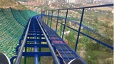 Riding a rollercoaster immersively