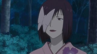 Natsume merapikan rambut Madara-sama yang marah dan menepuk kepalanya untuk berhenti marah.