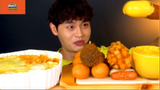 Mukbang tokboki phomai, xúc xích #anngon