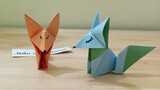 Gấp con cáo bằng giấy / FOX Origami Easy