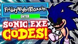 FRIDAY NIGHT BLOXXIN CODES *SONIC EXE* UPDATE ALL NEW CODES! Roblox Friday Night Bloxxin