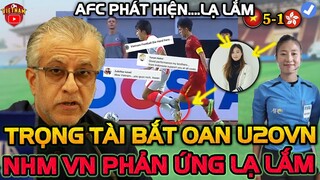 Sáng Sớm: AFC Phạt Hiện Trọng Tài Bắt Oan U20 VN, Nhưng NHM Việt Nam Phản Ứng Lạ Lắm