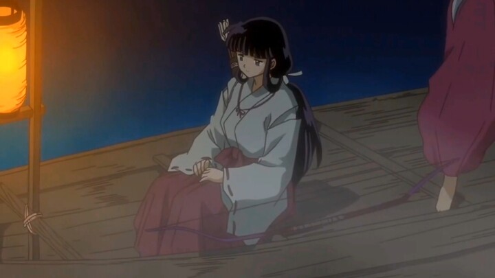 One of the few times that InuYasha and Kikyo have a close relationship