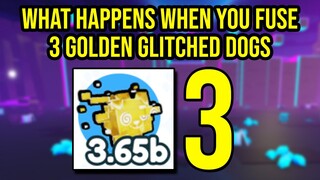 What Happens When You Fuse 3 Golden Glitched Dog in Pet Simulator X