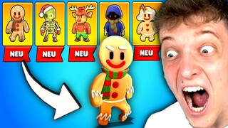 ICH SPIELE DAS NEUE STUMBLE GUYS WEIHNACHTS UPDATE! 🎄😱 (6 NEUE SKINS + NEUE MAPS)