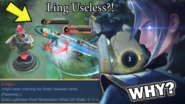 MY FIRST LING GAMEPLAY AFTER MOONTON NERF MY LING!! | LING FASTHAND GAMEPLAY - Levimlbb