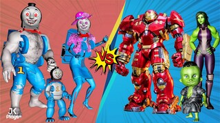 FAMILY HULKBUSTER VS FAMILY CURSED THOMAS (She-Hulk Episode 3)