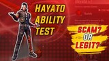 Hayato Ability Test Garena Free Fire | Hayato full review, Highlights, Gameplay