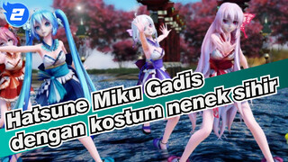 Hatsune Miku|【MMD】Ikuti harimu|mercy|5 gadis dengan kostum nenek sihir_2