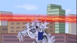 Restorasi animasi: Galatron vs. Drag-Ride Tipe 3, salah satu bidikan spesial terbaik dari pertarunga