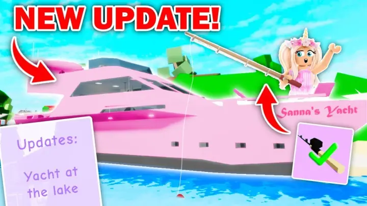 *NEW* YACHT UPDATE In Brookhaven! (Roblox)