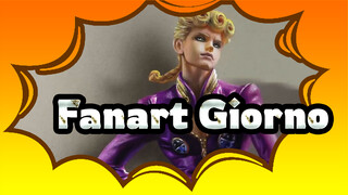 Fanart Giorno yang Mirip 3D / Jojo's Bizarre Adventure