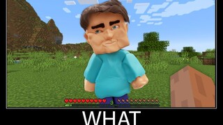 Minecraft รออะไร meme part 137 minecraft ที่เหมือนจริง Steve
