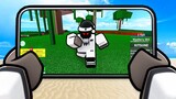 I Played BLOX FRUITS On MOBLIE For The First Time..