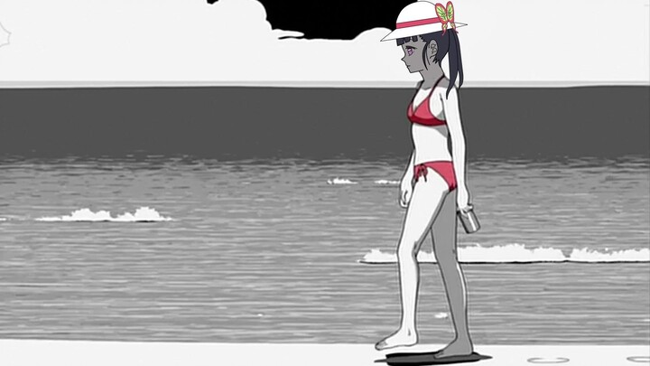 [Animasi modifikasi ajaib] Pertunjukan baju renang Kimetsu no Yaiba Kocho Kanahu berjalan sendirian 