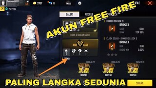 Akun free fire!! Paling langka sedunia!!