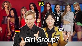 Western VS Korean, Girl Group Difference? (Korean Teen & German Guy Reaction!!)