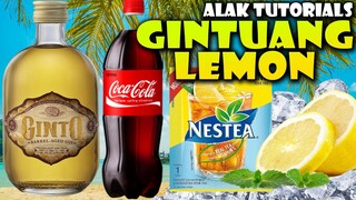 GINTO GIN COKE + NESTEA LEMON Pinoy Cocktail | Alak Tutorials 304