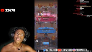 iShowSpeed RAGES At Clash Royale Laugh 😂