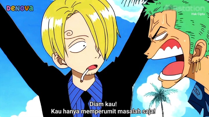 [awal mula perseteruan Zoro & Sanji] gara-gara Boba Nami🌚😆