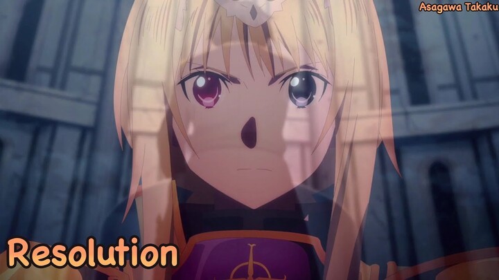 【Lyrics AMV】Sword Art Online: Alicization War of Underworld OP 1 Full〈 Resolution - Tomatsu Haruka 〉