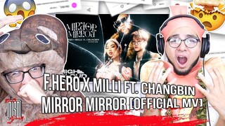 F.HERO x MILLI Ft. Changbin of Stray Kids - Mirror Mirror (Prod. by NINO) Official MV | NSD REACTION