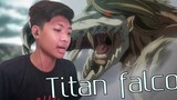Wujud titan falco!!! - attack on titan season 4 episode 27 reaction indonesia