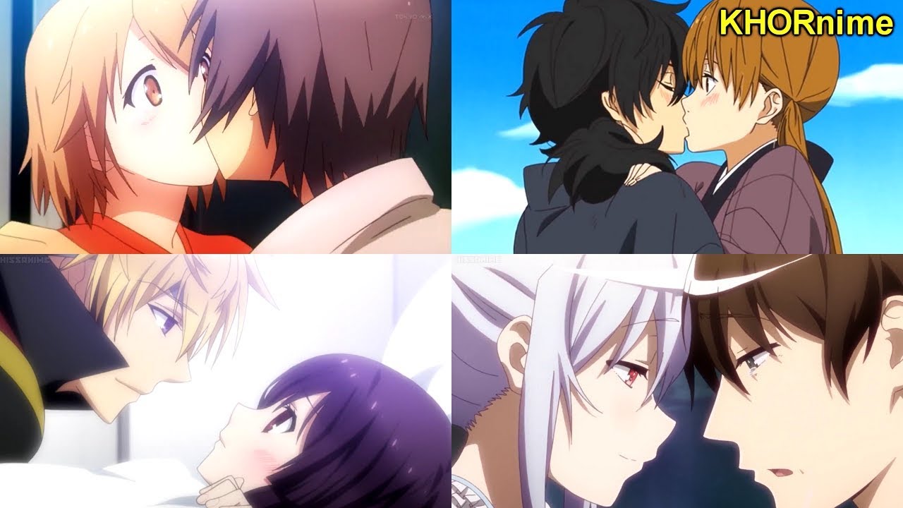 anime kiss scenes 🖤😁