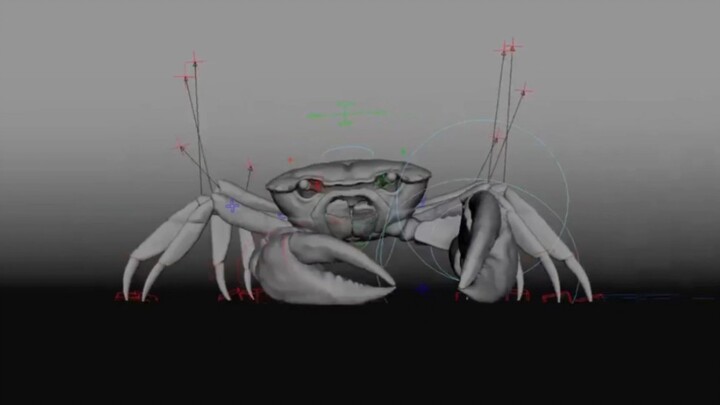 "Daily Reference" Crab animation, very smooth