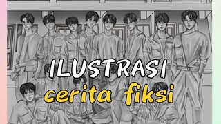 Buat Ilustrasi Cerita Fiksi Bareng Lian! ‼️💥 [TIMELAPSE]