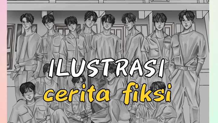 Buat Ilustrasi Cerita Fiksi Bareng Lian! ‼️💥 [TIMELAPSE]