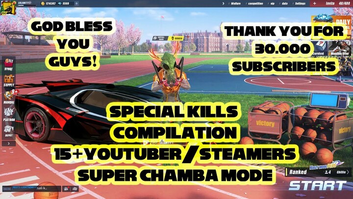 ROS Youtubers Streamers CHAMBA MODE KILL 30K SUB SPECIAL Idol JanGabriel, Hambles, Worrybear & More!