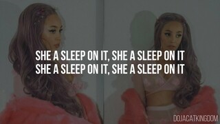 Doja Cat - Sleep On It (Lyric Video)