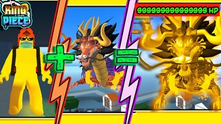 ROBLOX | THÍ NGHIỆM #1 THỬ KẾT HỢP TRÁI PHẬT TỔ VỚI TRÁI DRAGON XEM NHƯ THẾ NÀO?! | KING PIECE