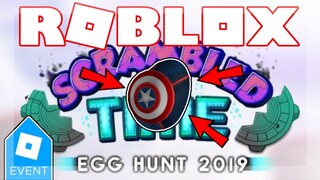 [EGG HUNT 2019 ENDED] HOW TO GET THE CAPTAIN AMERICA EGG! | Roblox Scrambled In Time