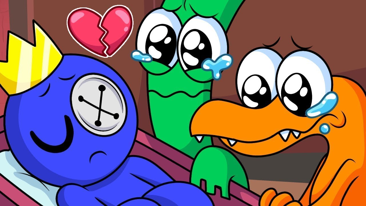 Pink & Yellow Are So Sad With Blue - Rainbow Friends Animation   By Hornstromp series