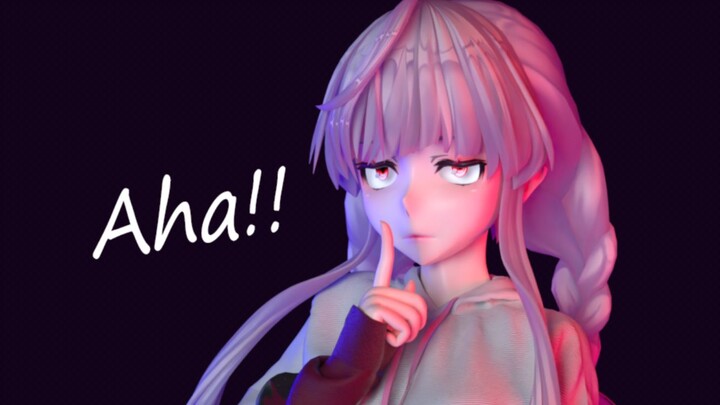 【MMD×HAKU】Aha! Jangan klik~