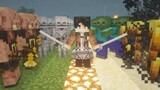 Levi vs 100 of Every Mob Minecraft Attack on Titan Mod