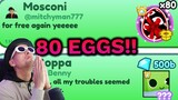 I Got Gifted 80 Old Exclusive Eggs!! LETS OPEN!! | Pet  Simulator X