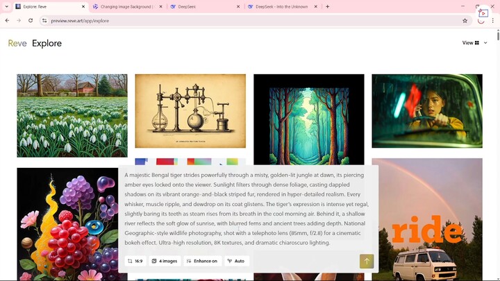Best Free New AI Image Generator  2025 – Preview Reve Art | Qwen.ai & Deepseek