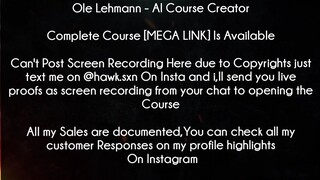 Ole Lehmann Course AI Course Creator download