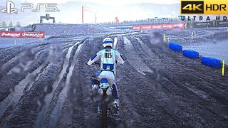 MXGP 2021 (PS5) Heavy Rain 4K 60FPS HDR Gameplay - (PS5 Version)