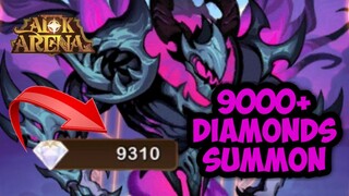 9000+ DIAMONDS SUMMON - Lucky or Not? [AFK ARENA]