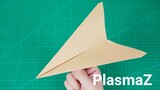 The super-looking PlasmaZ paper airplane flies far, fast and steadily!