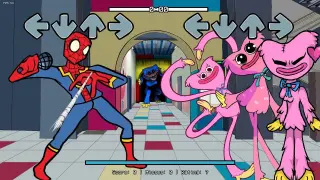 Spiderman Vs Kissy Missy (New Characters) // Playtime // FNF New Mod // Spiderman in Poppy Playtime