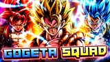 THE SECOND BEST FUSION BANDS TOGETHER! FULL GOGETA SQUAD UNLEASHED! | Dragon Ball Legends