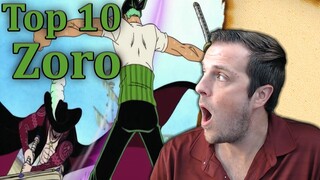 Top 10 ZORO Fights | One Piece Reaction