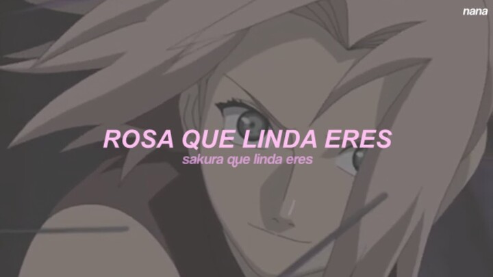 "Rosa que linda eres"  SevdalizaI ft. Pabllo Vittar & Yseult (Sub Español - AMV Sakura Haruno)